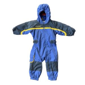 Columbia Toddler Snowsuit. Blue, Size 2T.